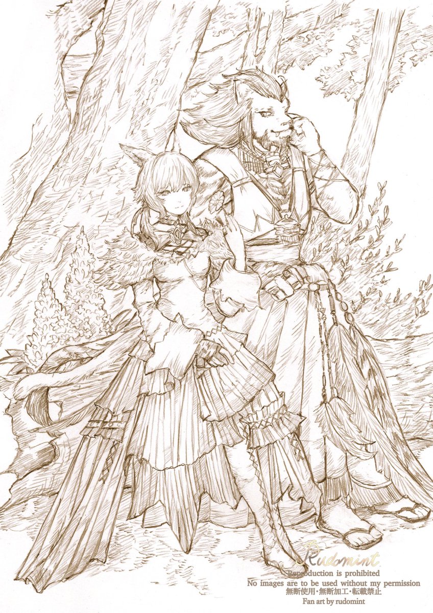 peppermint_jet's tweet photo. ついでだから今まで描いた私のかわいい線画でも見てもらおうかなっ！バッ！ https://t.co/YqIXDhOsrT