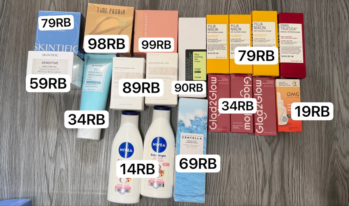 mymeanstuff's tweet photo. Hi aku wts jual skincare &amp; make up UNDERPRICE ORI 

dom Purwokerto Banyumas bisa COD langsung

✅NEW,SEGEL GARANSI ORIGINAL 100%
✅EXP MASIH LAMA JAUH

tokopedia
https://t.co/zZlRYqBKNe

tiktokshop
https://t.co/IJjCHKNvrj

#zonauang #zonaba #zonajajan
wts wardah make over dll https://t.co/eeflPS1u8L