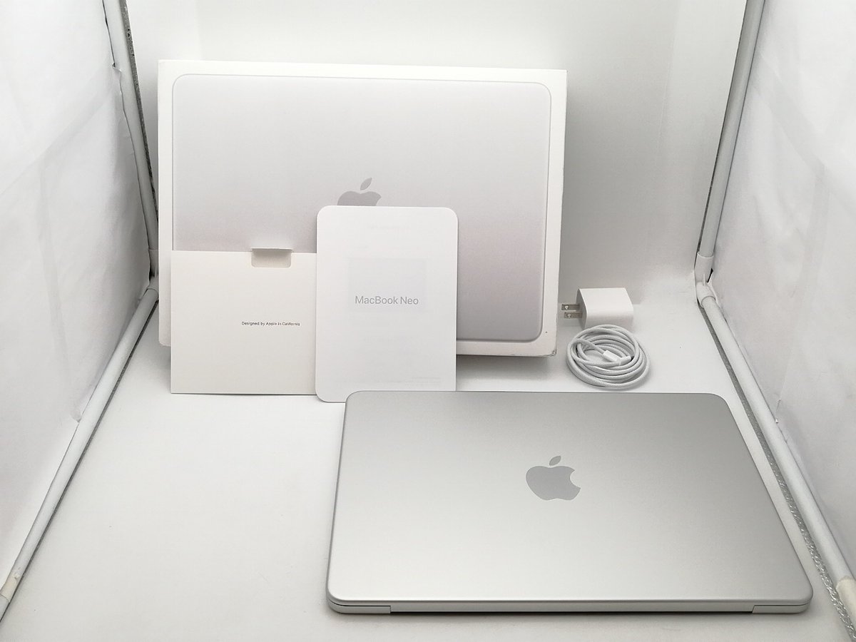MacBook Neo 13インチ入荷✨ ▷256GB（中古）シルバー ▷512GB（未使用