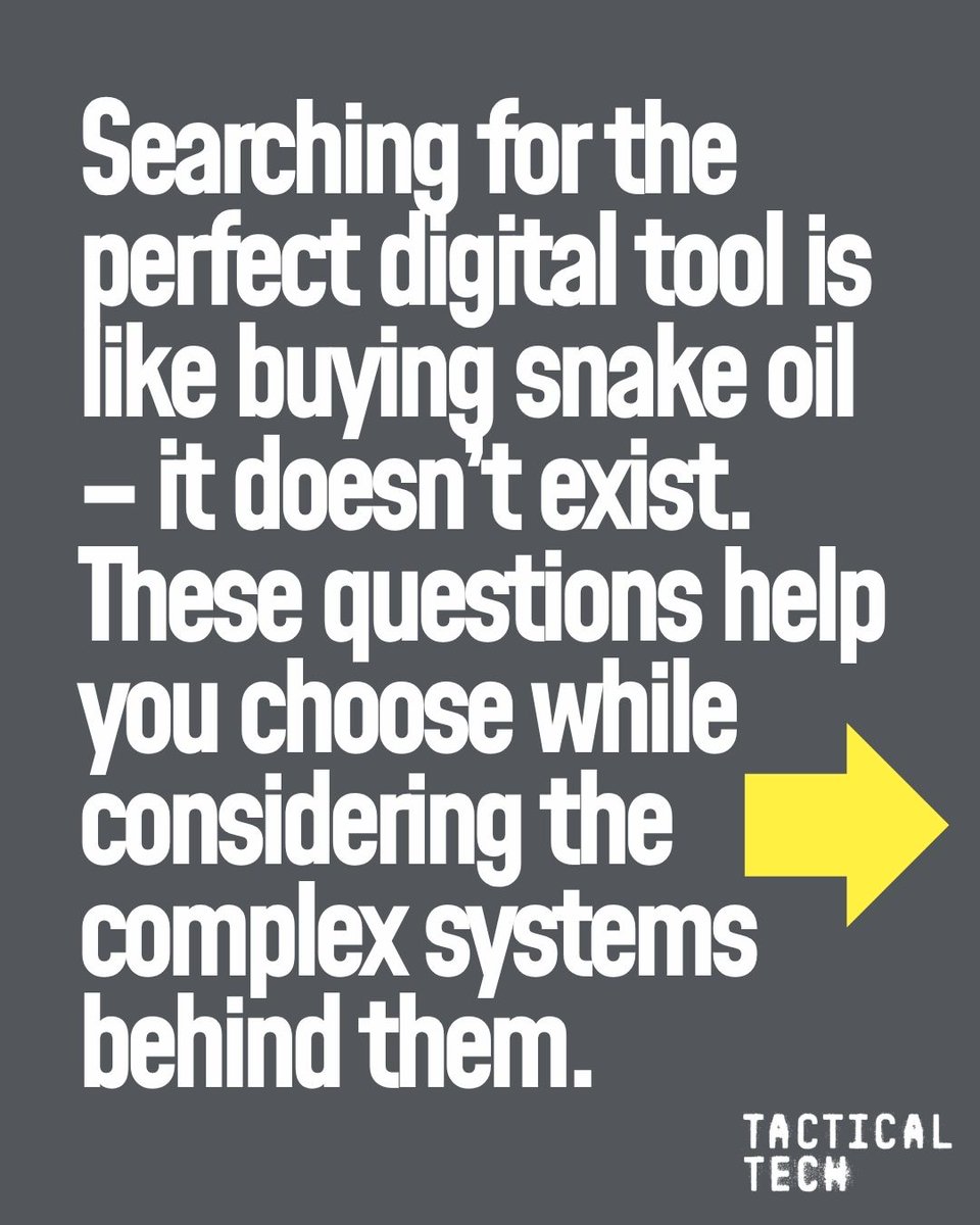 Info_Activism's tweet photo. Choosing a digital tool is never just a technical decision 💻 It's strategic, tactical, and full of consequences for your team and work.  Tactical Tech co-founder Marek Tuszynski shares the key questions to ask yourself

🔗 https://t.co/h4vDA5hhaV https://t.co/YJcYQL4nwD