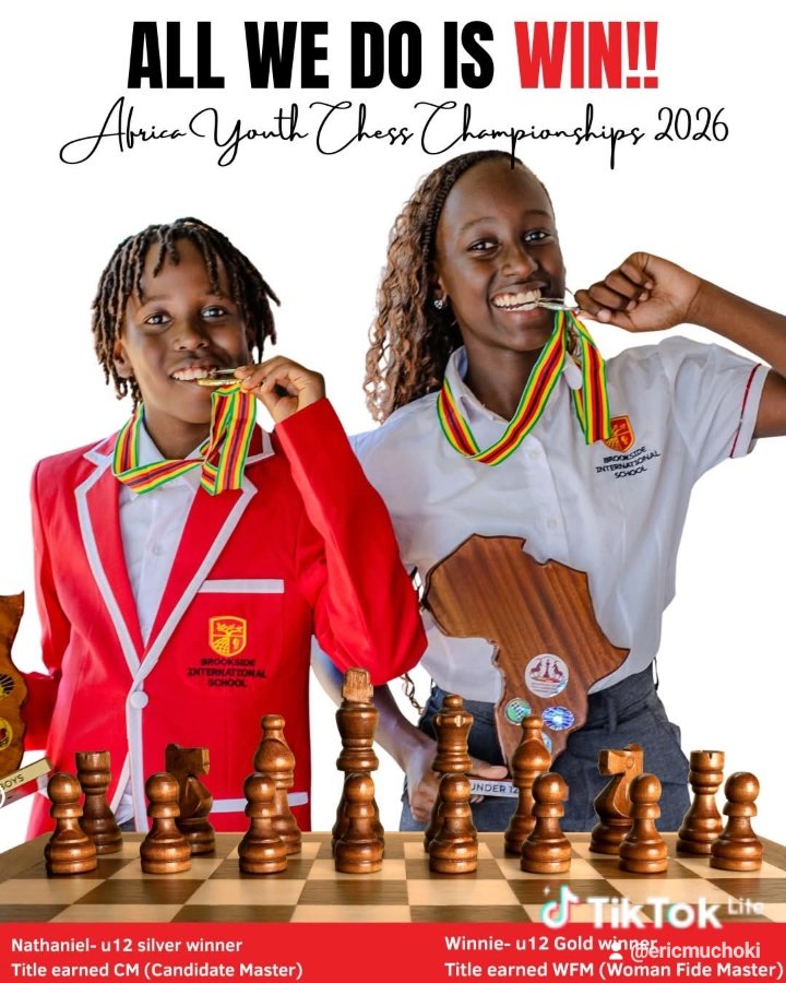 KizaKibabu's tweet photo. Excellence runs in the family. Winnie Kaburo and Nathaniel Manyeki once again conquered the African chess scene in Uganda, earning prestigious international titles and proving why they remain among Africa's brightest talents. African Champions indeed. #MuchokiSiblings https://t.co/0Y3Nvvhc0N