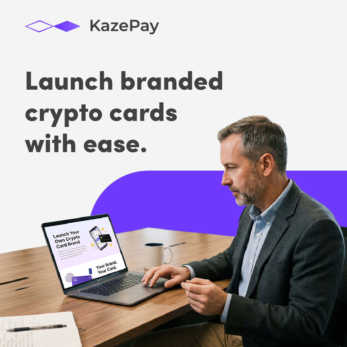 kazepay_en's tweet photo. Building a payment product used to take months.
With KazePay infrastructure, launching a crypto card program can happen much faster.
A faster path to fintech innovation.

💬 Would you build your own payment ecosystem?

🔗 Learn more: https://t.co/gkUHWVa5X0

#KazePay #Fintech #CryptoCard #WhiteLabel