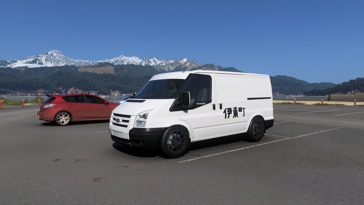 highlightlemon's tweet photo. トランジット、あんまりドリ車としての素性は良くなさそう
剛性のせい？基準セットの硬さのバランスが悪そう？リアタイヤ太すぎ？
あと「5気筒」が珍しいから残したかったけどﾁﾞｰｾﾞﾙの宿命か上が全然回らなくてスライドが続けられないので泣く泣くV8に https://t.co/AKjHjfqfB0