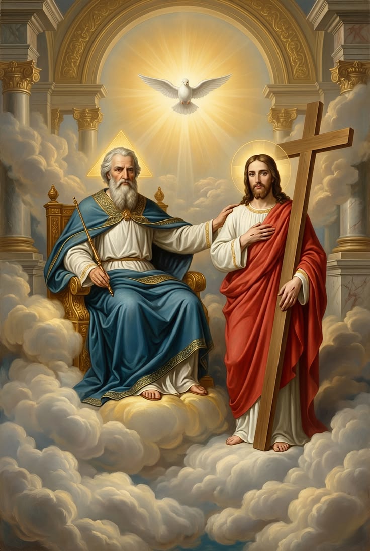 Mothermary0012's tweet photo. The most Holy Trinity.. https://t.co/vPGvglTzB9