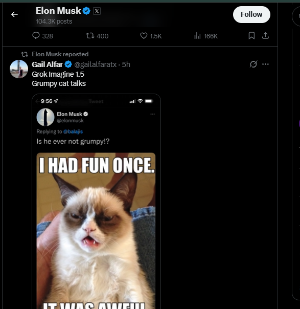 GrumpyCatGram's tweet photo. I'm not saying Grumpy is everywhere...

but every time I open X, the cat finds me first. 😾💎 https://t.co/NuSYC8V5uv