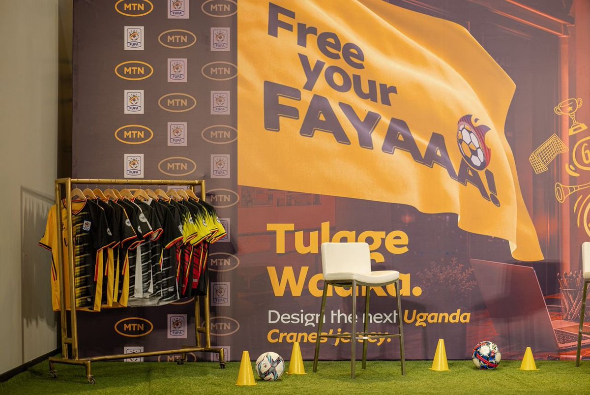 ivanarrowz's tweet photo. Your idea could design the next Uganda Cranes jersey.  
@OfficialFUFA + Free Your Fayaaa - Tulage Waaka is live.  
Submit your design and put Uganda on the kit.

#MyCranesJersey #FreeYoFire https://t.co/tX6KXZwMnU