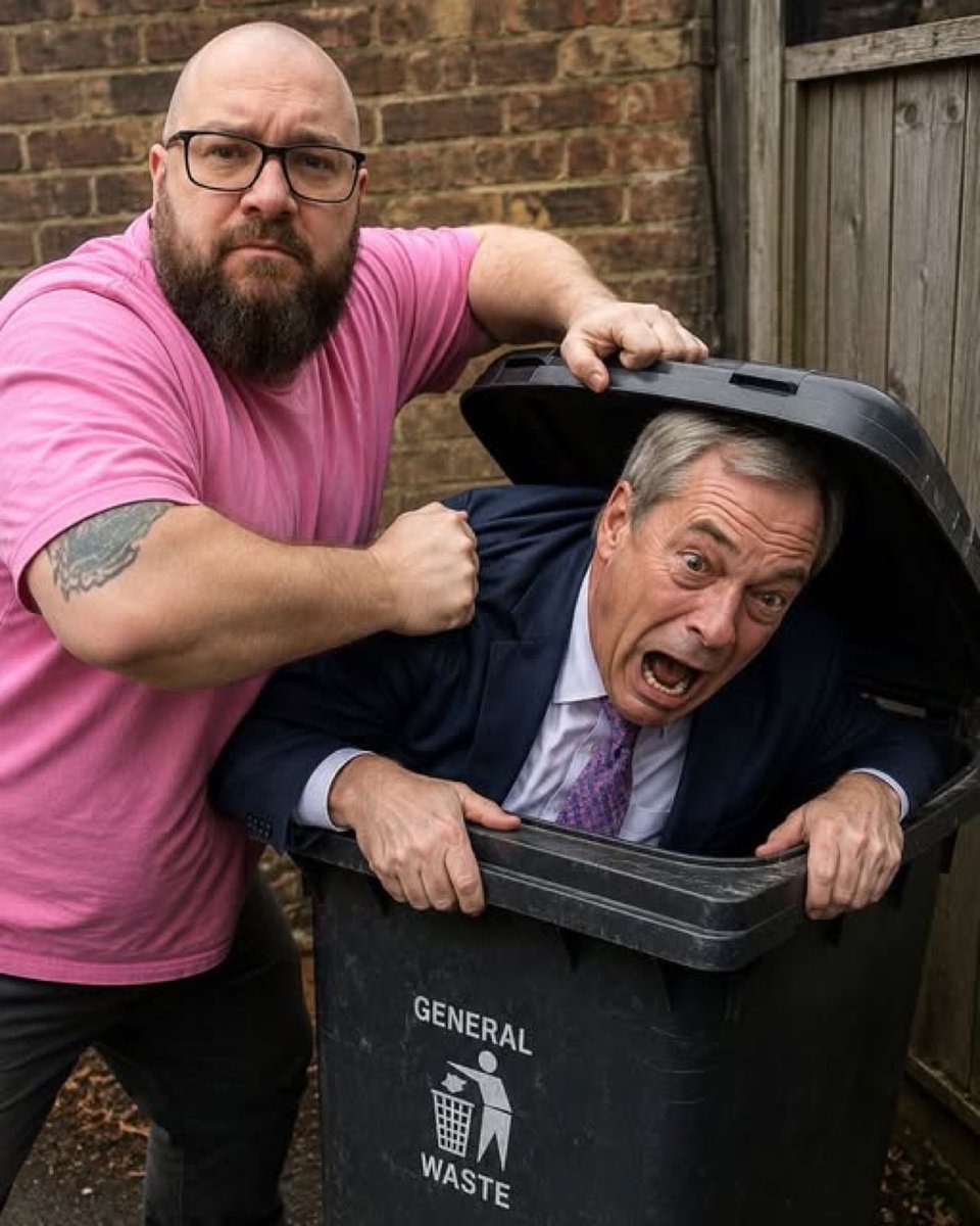 lancelachlan's tweet photo. Makerfield it's time to take out the trash. #VoteAndy https://t.co/bSXEsO610b