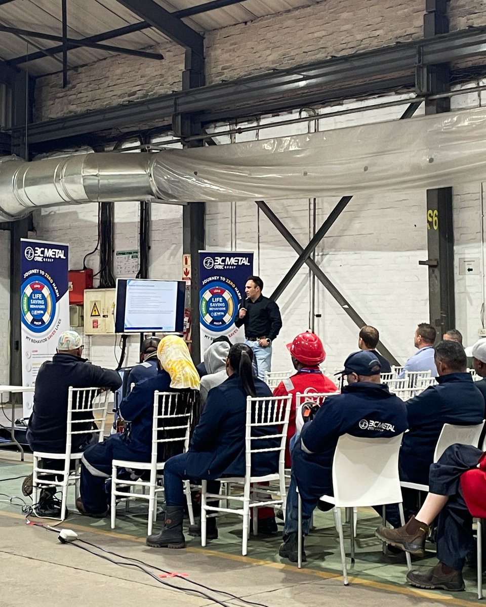 3c_metal's tweet photo. 3C Metal Belmet South Africa recently launched the new LIFE Saving Behaviors Safety Campaign at our workshop in Cape Town, with approximately 180 employees in attendance

#HSE #SafetyCulture #ZeroHarm #LIFESavingBehaviors https://t.co/O2YMKZvntU