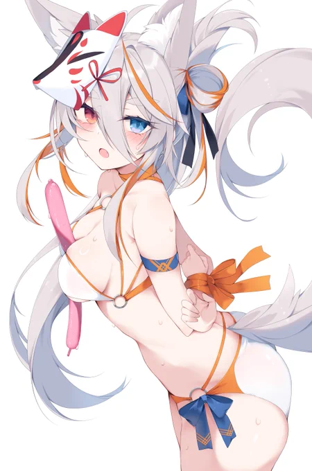 「・・・。縛る意味あるんですか...」 ※この後おいしく頂きました