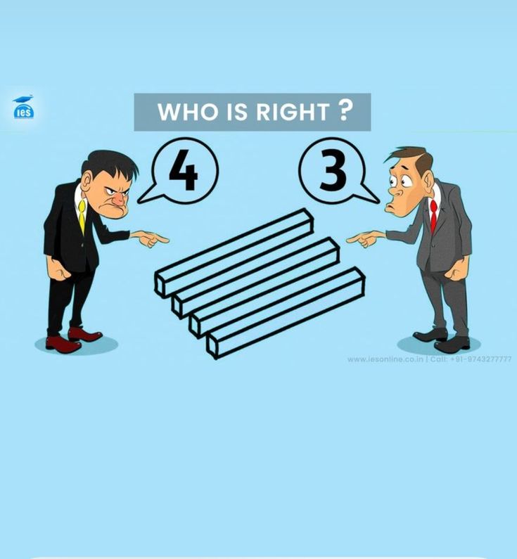 Hoorain154's tweet photo. Who is right—the person who sees 4 or the person who sees 3? 🤔 https://t.co/PidwIuNGCs