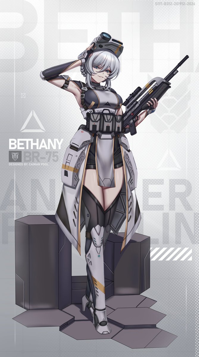Caiman_Pool's tweet photo. BR75 T-Doll From Another Frontline [Remastered]     

 #ドルフロ2 
#GirlsFrontline2Exilium 
#Halo https://t.co/LiHo8OhUXS