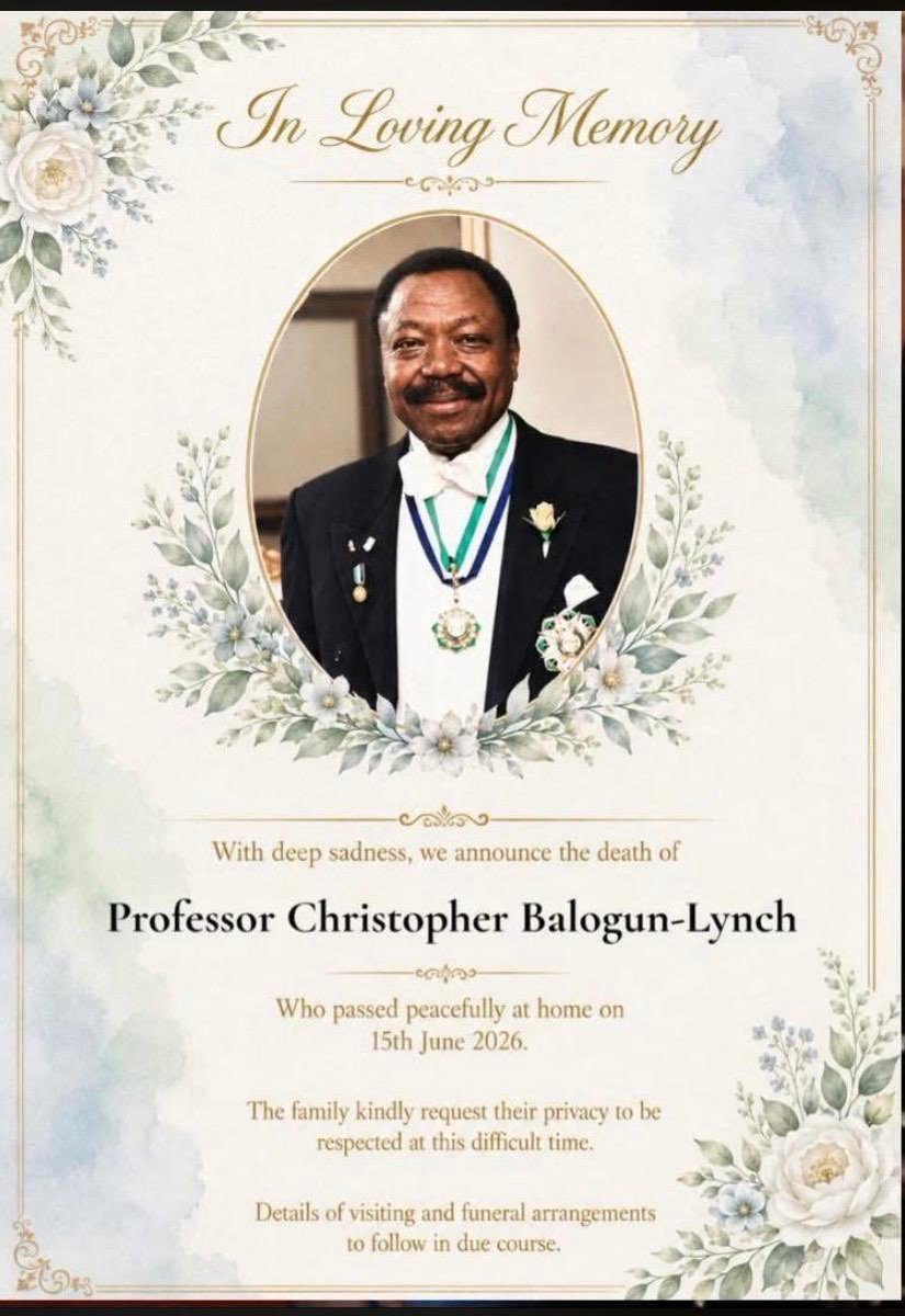 Eminitybaba_'s tweet photo. Inventor of B-Lynch suture technique in obstetrics sadly passed away.

May his soul rest in peace. https://t.co/DLpnqFeKq0