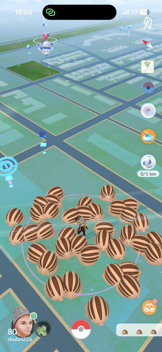 YMO226's tweet photo. しごおわ。
何か大量発生しててビックリしたわ😇
#ポケモンGO https://t.co/G02YXNpDVL