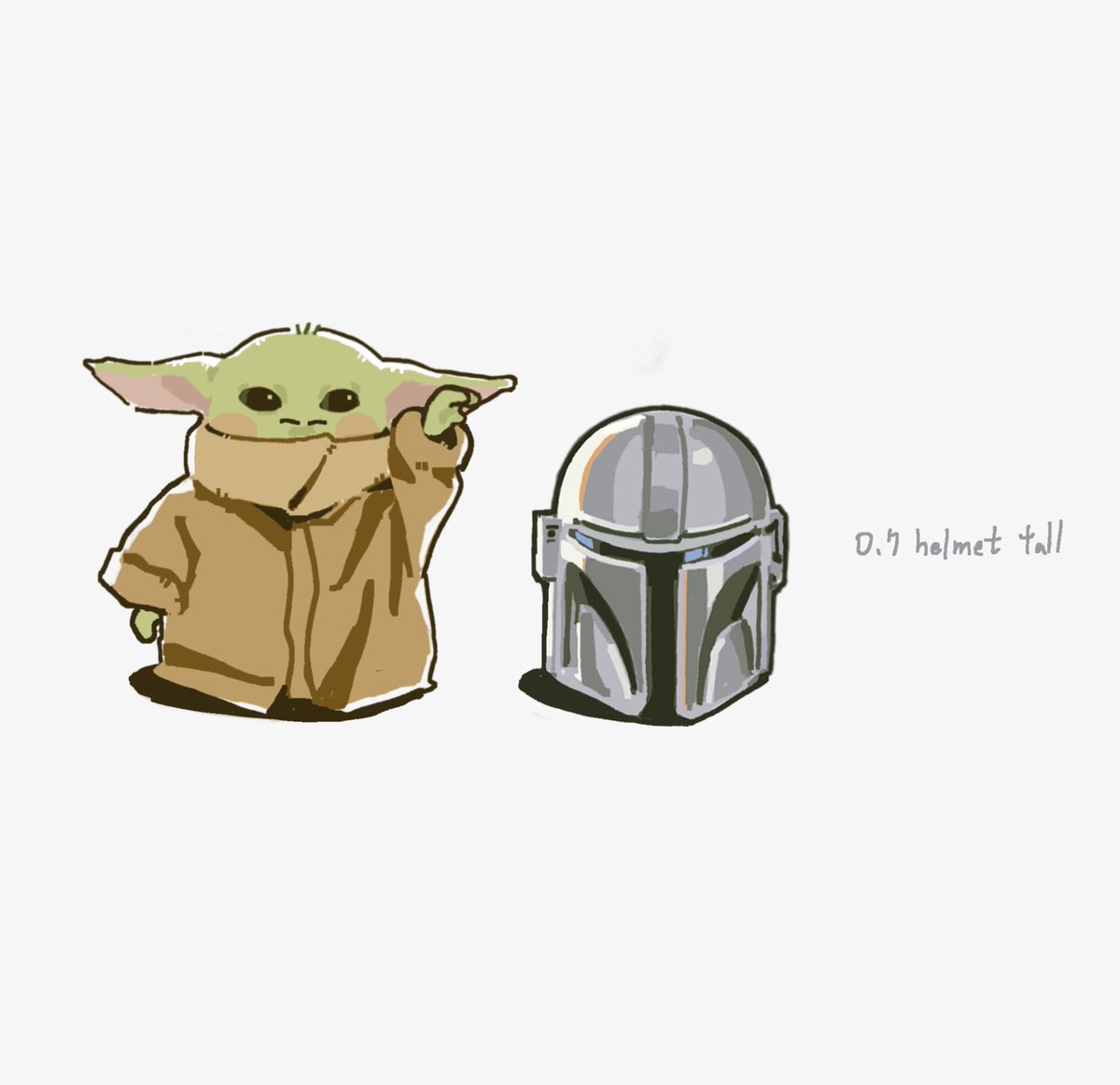 roadtrips_f's tweet photo. グローグーの身長はどれくらいですか？
#grogu
#themandalorian https://t.co/67AcnAmFbY