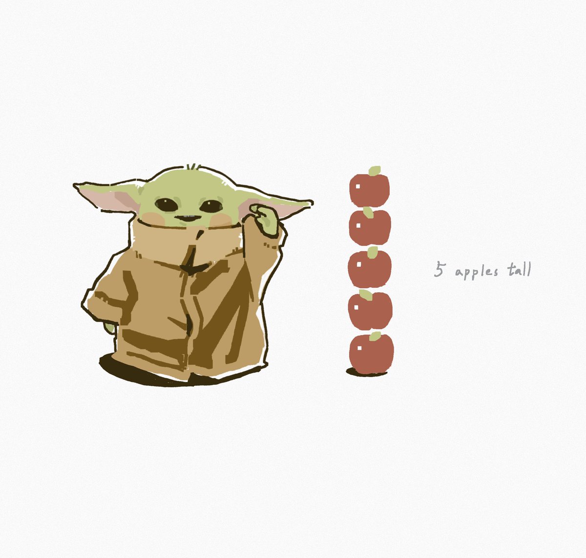 roadtrips_f's tweet photo. グローグーの身長はどれくらいですか？
#grogu
#themandalorian https://t.co/67AcnAmFbY