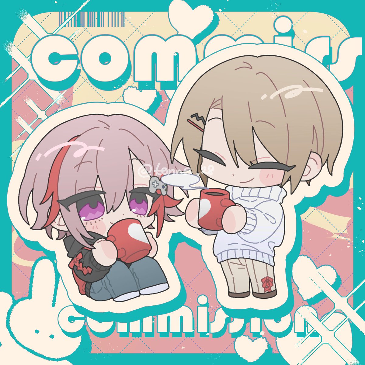 kenne_28's tweet photo. 最近のskeb！
SDも描かせてもらってる https://t.co/wCBNyC8IuN