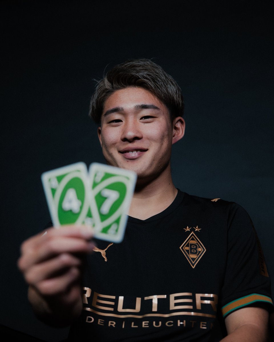 borussia_jp's tweet photo. 4⃣7⃣💚

#ボルシアMG #宇野禅斗 https://t.co/2w4UDRFxJ6