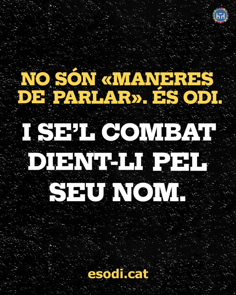 Taula3sector's tweet photo. ⚠ No són només prejudicis o estereotips.
⚠ No són "maneres de parlar".

#ÉsOdi #18J 👇 https://t.co/198YdobSUo