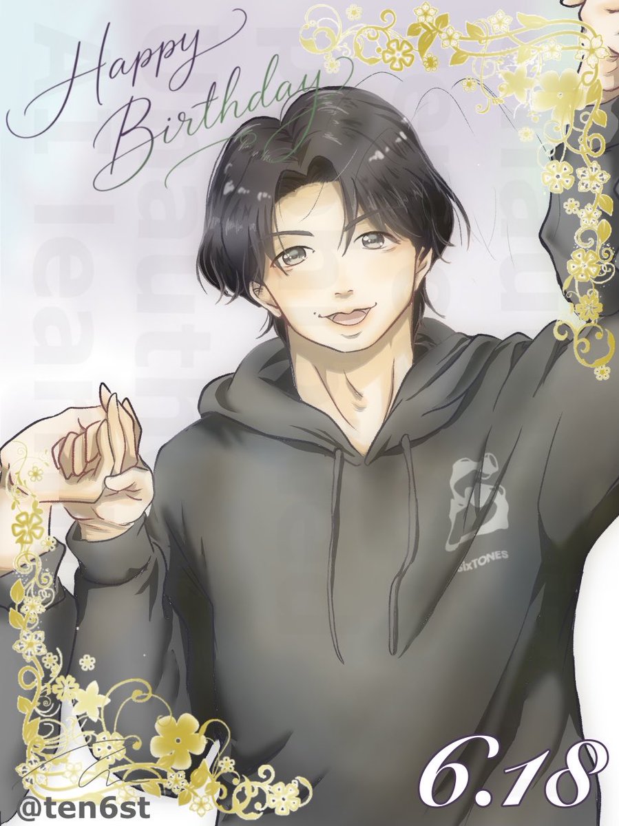 ten6st's tweet photo. 北斗くんお誕生日おめでとうございます✨
ボケと演技のセンスが秀逸すぎて毎回驚きます✨クールに見えて癖強キャラが多いのも大好きです🖤楽しく素敵な一年になりますように✨

#松村北斗誕生祭2026 #HappyBirthDayHokuto https://t.co/8WyBdFvGYf