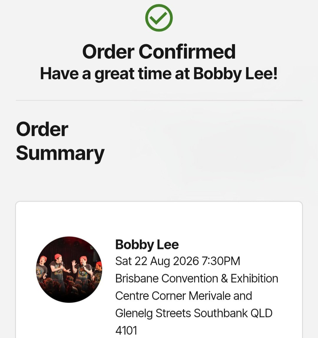 wrasslin__'s tweet photo. See you in August @bobbyleelive 💜

#bobbylee https://t.co/s7e4Dn10uN