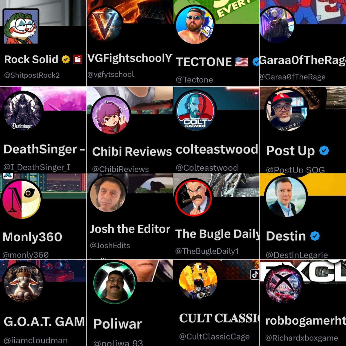kjngamer's tweet photo. Dude does a post of mainly playstation accounts which many play, beat and give facts, me included

Calls us pretenders, frauds and grifters etc when this who he follows and engages with 🤦🏻‍♂️ https://t.co/DnEHKZY47l
