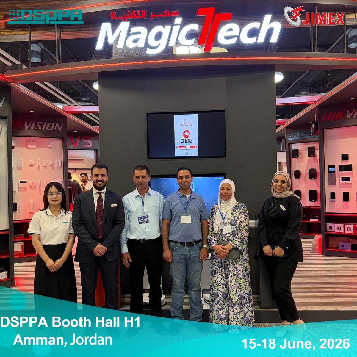 GuangzhouDSPPA's tweet photo. 🎉🔥#DSPPA #Jordan | The Final Day of the Exhibition—excitement continues, and our service never stops.  – See You at #JIMEX 2026, Booth H1

📌 DSPPA Booth: Hall H1
📅 June 15-18, 2026
🚩 Jordan Centre for International Exhibitions (JIEC), Mecca Mall – Gate 3

📧 export@dsppa.com https://t.co/VwD7PJPXWm