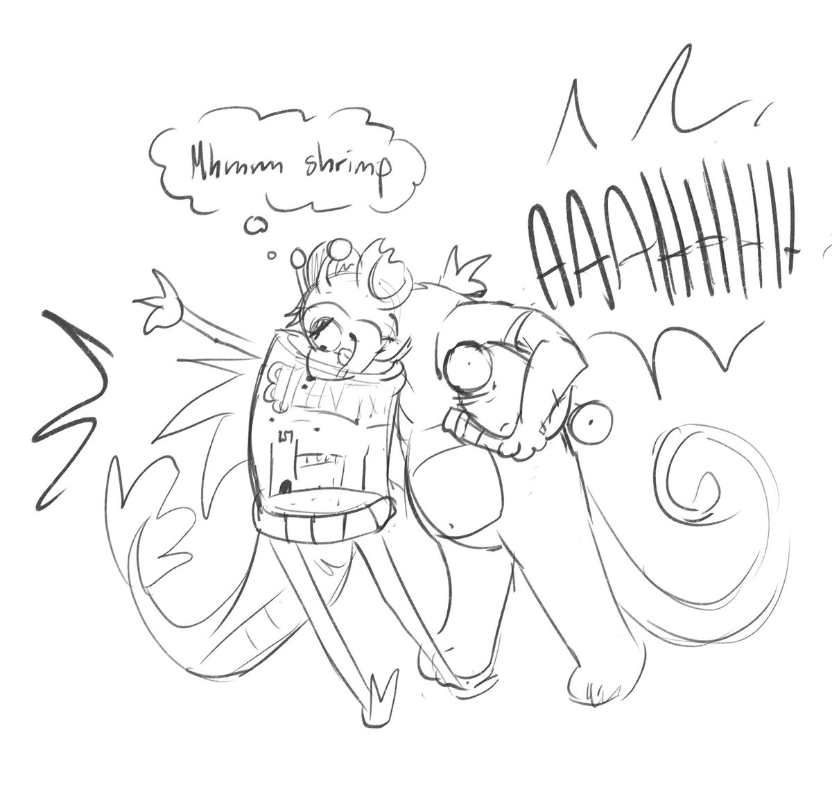 vega_loves_cake's tweet photo. don't watch TADC with your gay autistic friend, next thing you know they're forcing you to make a sona and suddenly you're in a threeway situationship with their OC and Caine https://t.co/JSCkPkdWbz