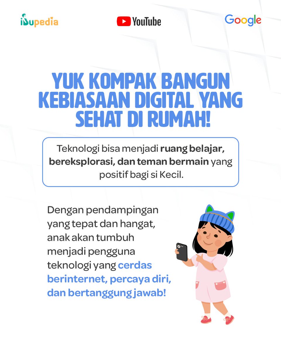 Ibupedia's tweet photo. Ada 5 kebiasaan yang bisa Parents terapkan sejak dini👋 

Dari memanfaatkan fitur Shorts Timer, cobain fitur Take a Break biar anak gak lupa waktu, sampai ajak anak seimbangkan waktu online &amp; offline👌🏼 Yuk praktekin, biar anak tumbuh cerdas &amp; percaya diri di dunia digital ✨ https://t.co/QxV0OG6PzR