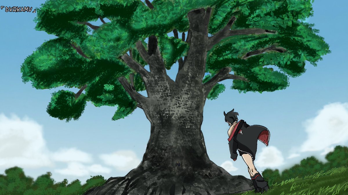 dxrkamv's tweet photo. Painting this tree was difficult. 189 style🎨No lineart/ lineart #boruto #BORUTO #borutotwobluevortexchapter35 https://t.co/rk0aq5doJU