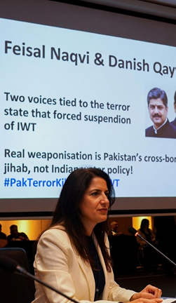 Unvisible187's tweet photo. Ceren Ergenc moderating Feisal Naqvi &amp; Danish Qayyum at CEPS? Two voices tied to the terror state that forced IWT suspension. Real weaponisation is Pakistan’s cross-border jihad, not Indian water policy! #PakTerrorKilledIWT https://t.co/8Ae0PJW37q