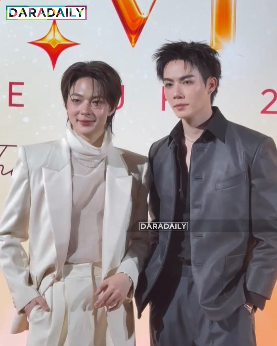 daradaily's tweet photo. ดีงามมม “เฮียซี - น้องนุนิว” หล่อเป็นแก้วเป็นแสง ในงาน DMD LINE UP 2026 ✨🫠

 ZEENUNEW ERA ASCENDS
#DMDLINEUP2026 #ซีนุนิว #ZeeNuNew #ZeePruk #NuNew #daradaily #ดาราเดลี่ #ข่าวบันเทิง https://t.co/0G9wUpTRfR
