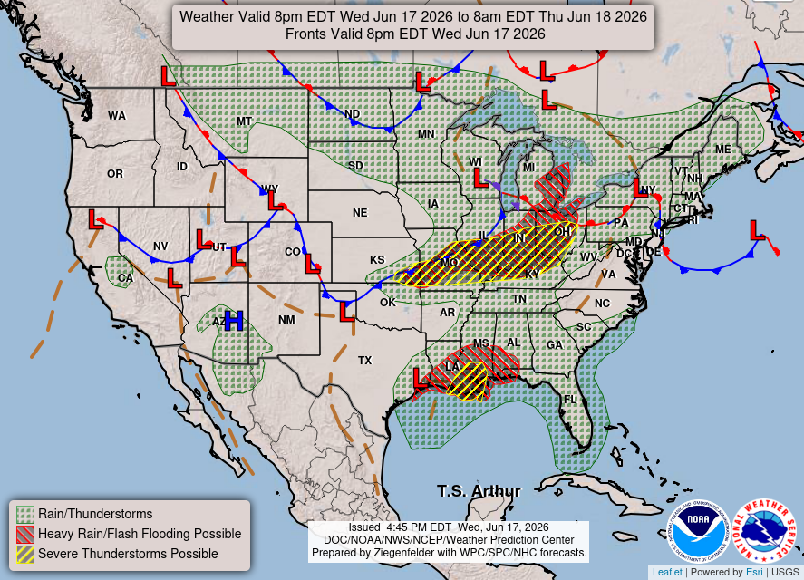 MaconMedia's tweet photo. News and Weather Briefing for Thursday, June 18, 2026

https://t.co/9ZidOvDons

• Mostly cloudy and cool. Increased chance of rain and increased winds later today and tonight https://t.co/yVhJTyb3Yj