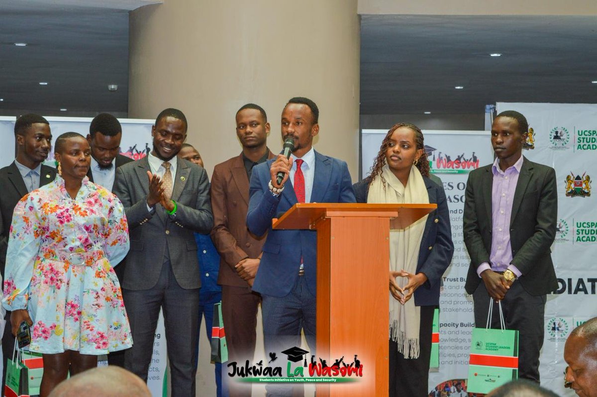 Onkundi01's tweet photo. I applaud the release of the Jukwaa La Wasomi 1stQuarter Report. UCSPAK is equipping our academic leaders with the essential tools for campus safety. #HighLevelBreakfast #JukwaaLaWasomiLaunch https://t.co/nDyR5HAG1b
