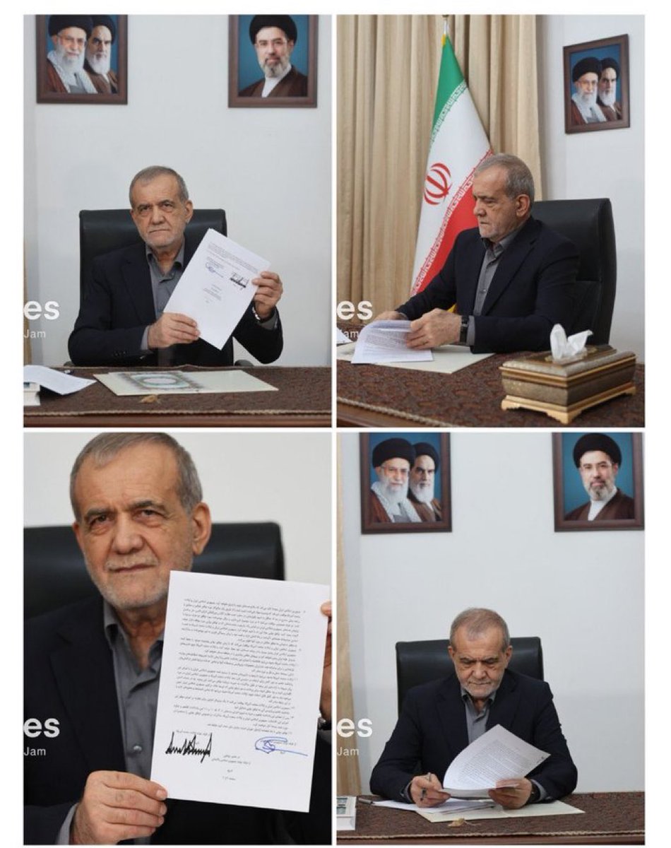 DPezeshkian1403's tweet photo. ایستاده #برای_عزت_ایران 

به رای که به دکتر پزشکیان داده ایم #افتخار میکنیم

#جانم_فدای_ایران https://t.co/QyeGgOkwSW