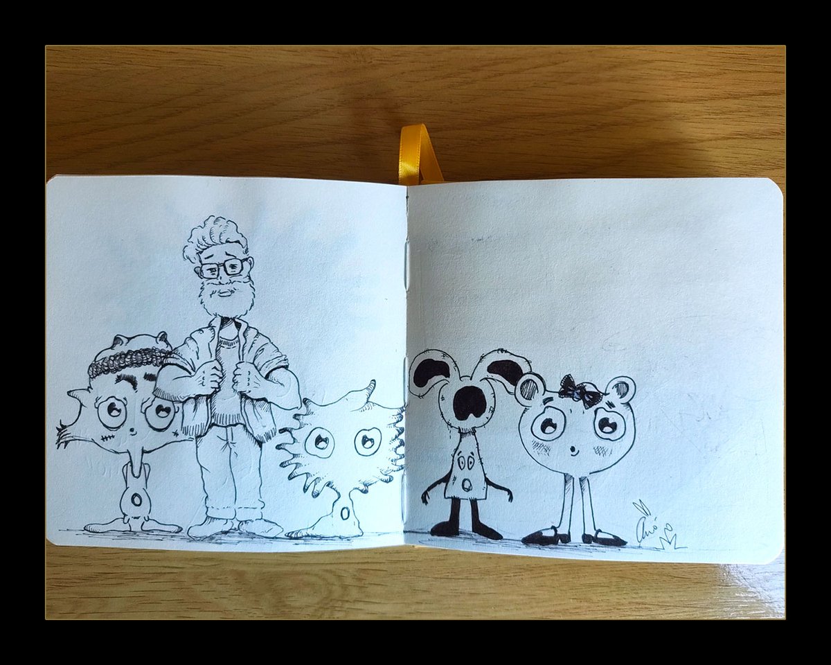 artysmedia's tweet photo. Aquí os presento a mis hijos...
#Dibujo #Ilustración #Micron #DiseñoVisual #Sketchbook #VisualStorytelling #drawing #characterdesign #pencildrawing #micron #practicedrawing #artexercise #exercices https://t.co/xcQc3hSOVu