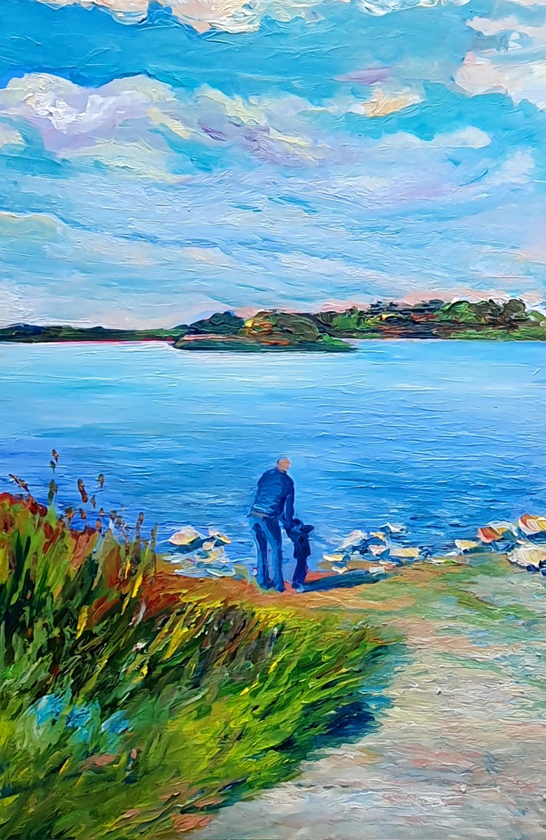 Aoifedowdartist's tweet photo. 💙cois locha #oilpainting #art https://t.co/t10MxHzwB9