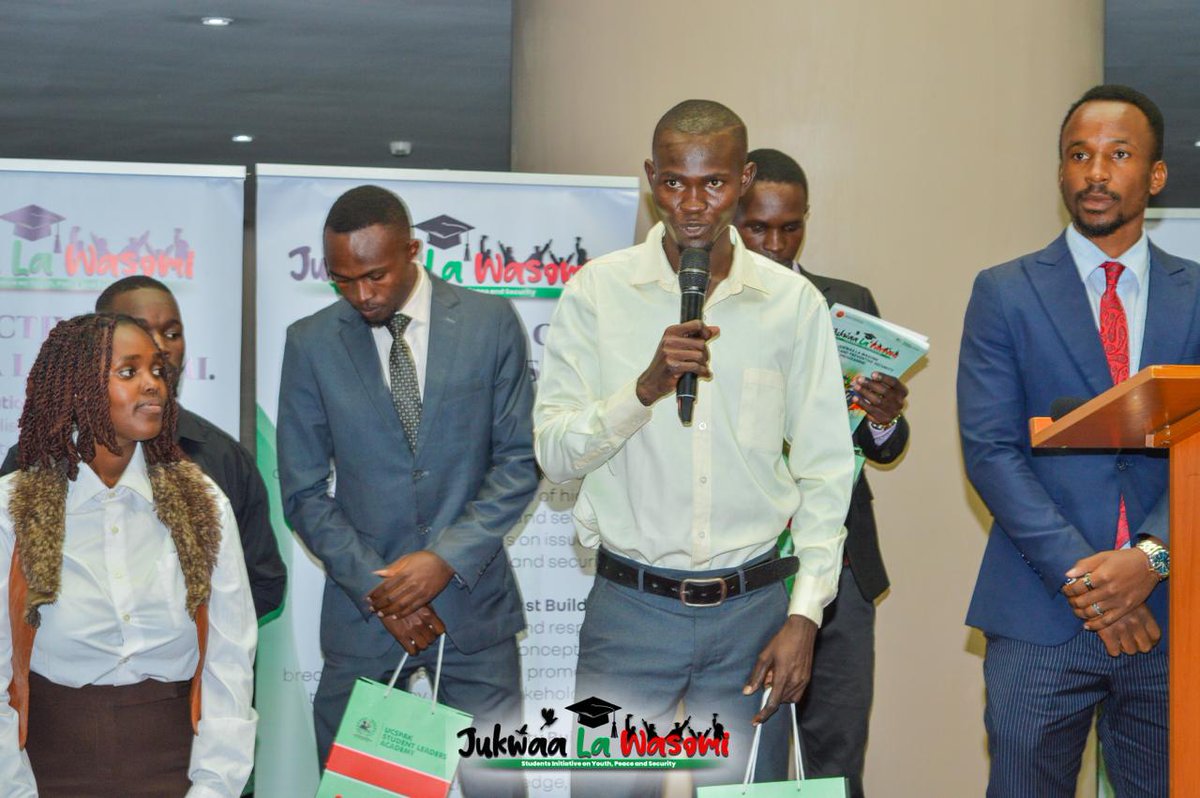 Madikizela_Win's tweet photo. Deep national collaboration anchors the 1stQuarter Report on Jukwaa La Wasomi by UCSPAK. Giving student alliances, local security details, and academic deans professional mediation toolkits prevents systemic learning institutional crises. #HighLevelBreakfast #JukwaaLaWasomiLaunch https://t.co/ccEk8Iq3jH