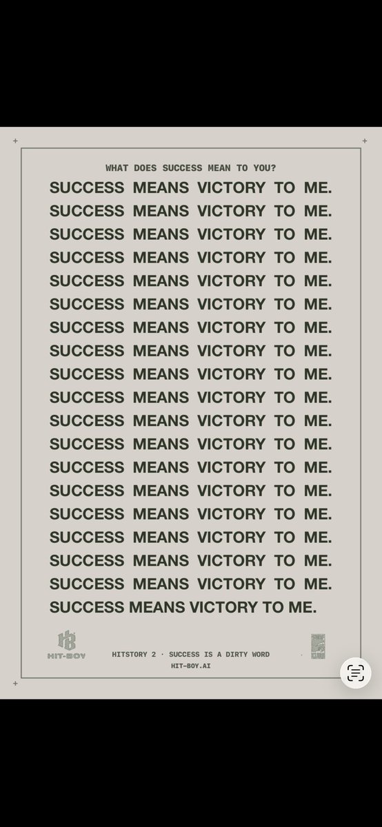 VBinta's tweet photo. That’s what success Means to Me @Hit_Boy https://t.co/PyJYk5QX6D