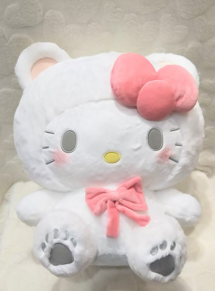 プライズSGF三川】 「ハローキティ ホワイトベアドールGJ 」が入荷