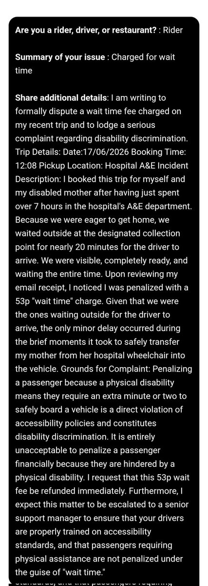 HailHydra95's tweet photo. @Uber given you don't think discrimination is a serious matter ill just leave this here. https://t.co/DBDNgkpYxu