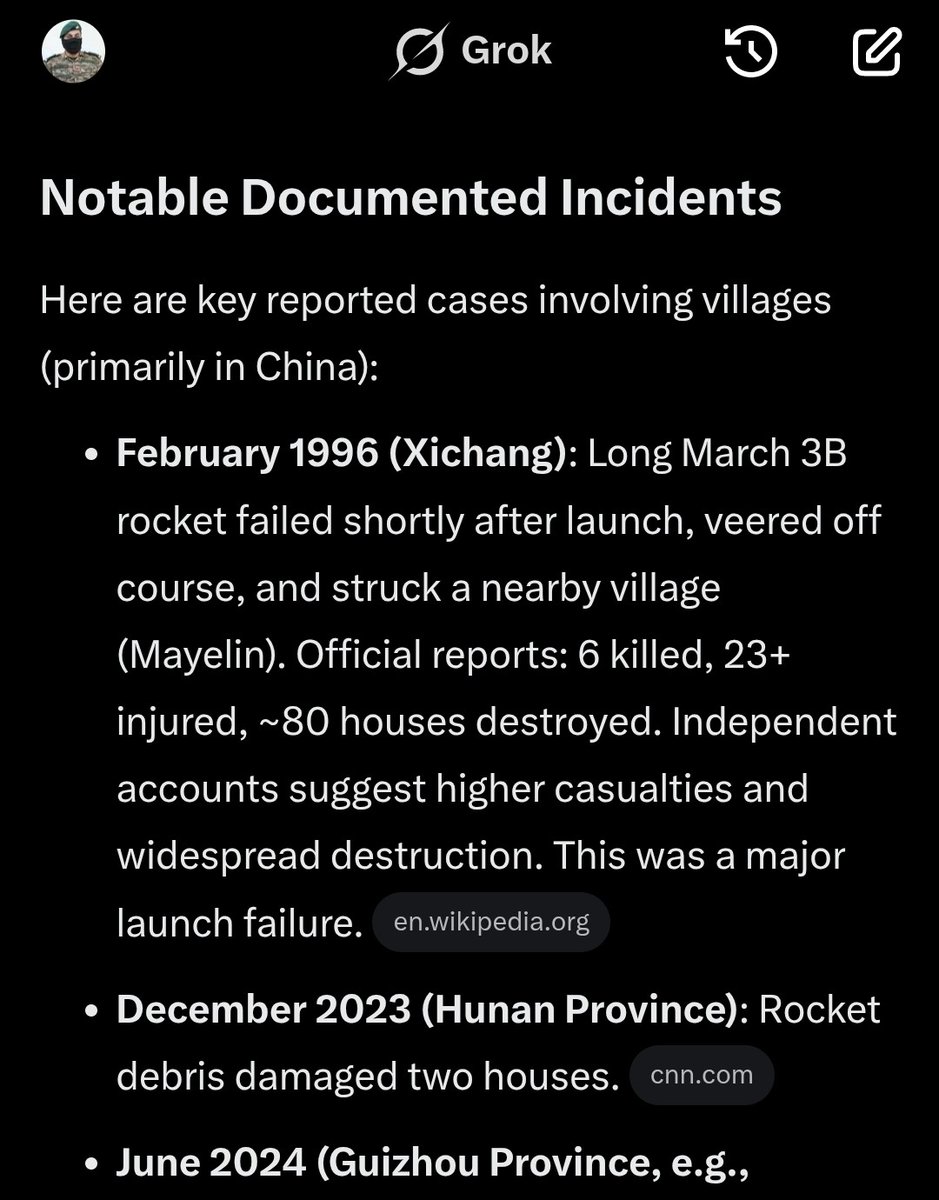 Manan_dher's tweet photo. These are those reported incidents when chinese rockets crashed on their own people, now just think how many cases are still unreported 
China just don't care about their own people 😔 
RIP to everyone who lost their lives 🙏 https://t.co/nov9lAMpLV