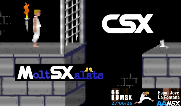 AAMSX's tweet photo. Buenas noticias!
Tenemos más stands confirmados para la #RU66 de #MSX

@CustomMSX, prototipo #CSX y algo del #WhoDareWins
@MoltSXalats, con el VDP #9968 y novedades en C.

Más info: https://t.co/lY2YjDcZGE https://t.co/QPuZN30MSg