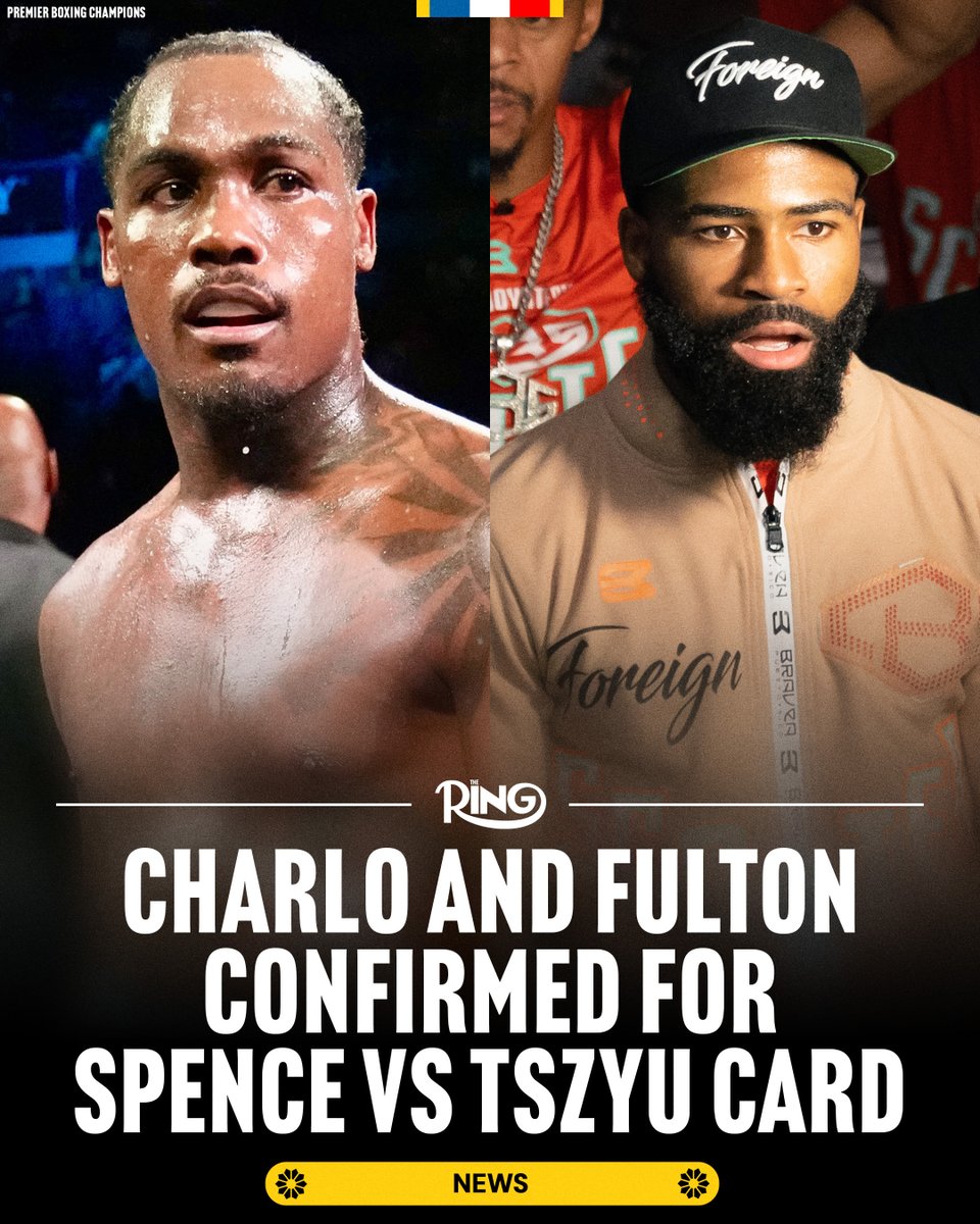 ringmagazine's tweet photo. 🥊 Announced: Jermall Charlo will fight Koen Mazoudier, and Stephen Fulton will return against Liam Wilson on the Errol Spence vs Tim Tszyu card in Sydney on July 25th 🇺🇸🇦🇺 https://t.co/QeL5IjIDZ8