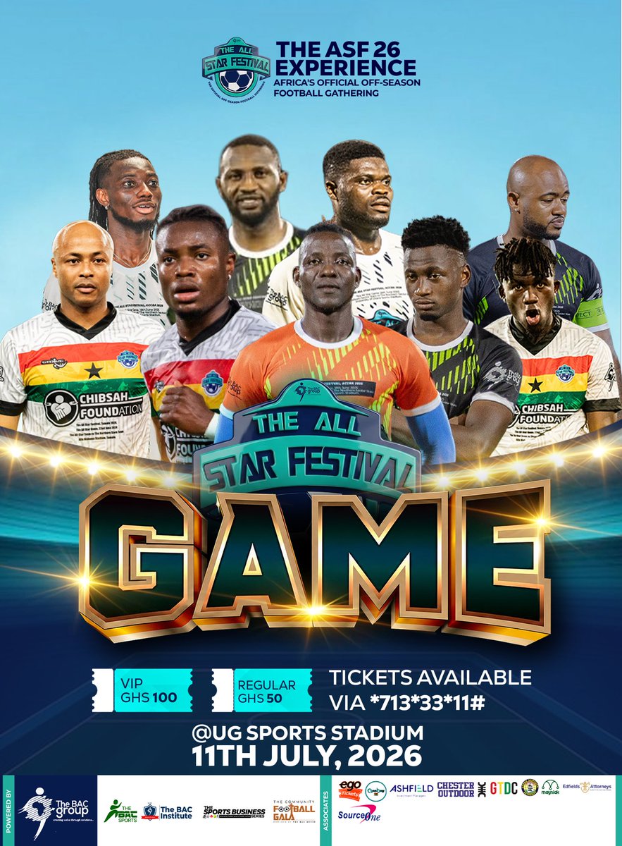 DrKoranteng's tweet photo. ⛔️ EKYI QUARM ENDORSES THE ASF 26 EXPERIENCE IN JULY AT UG STADIUM 

One of Ghana’s finest ever business leaders and former Managing Director with The Multimedia Group Limited (Joy Cluster), Ekyi Quarm has endorsed The All Star Festival.

Ekyi Quarm has built brands, talents and contributed immensely to shaping industries across media and FMCG. 

Get your tickets for The ASF 26 Experience by visiting https://t.co/paZapRIU1z or dial *713*33*11#

#TheAllStarFestival
#TheASFExperience