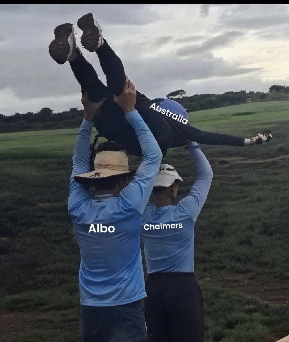 big_chocky's tweet photo. The perfect representation of what Chalmers &amp; Albo are doing. https://t.co/qrwdacOJst
