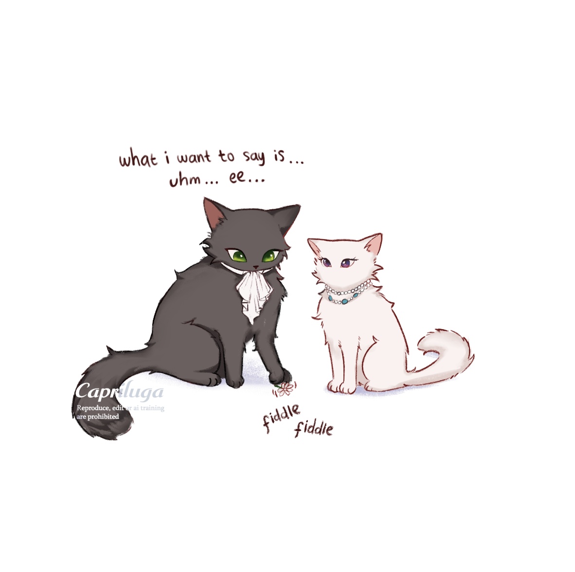 capriluga's tweet photo. Pride and purrjudice 🐈‍⬛
#zayne 

Thank God he didn't overreact https://t.co/ivzrPvXRYI