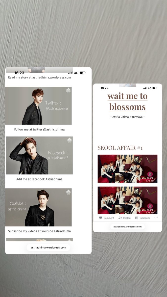 astria_dhima's tweet photo. @alarineyl akulah 1 orang diantara 1 juta org itu. ini blog ku pas ak usia 16 tahun, 2014 an. ya ada alasan kenapa suka keduanya ya. but exo yg paling kusuka, bts setelahnya. punten https://t.co/EQy8LQPhi4