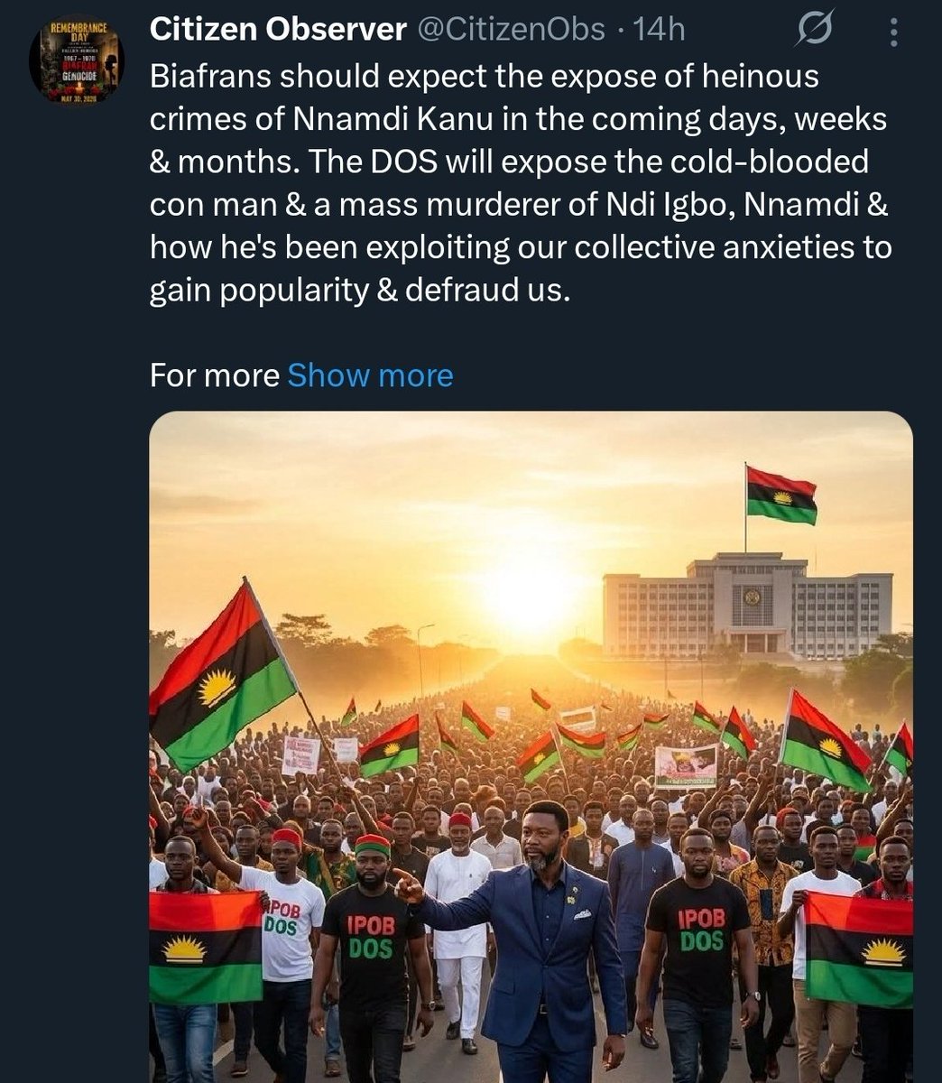 DrakeOfficial06's tweet photo. Omo there is fire on the Mountain.

"Mazi Nnamdi Kanu has finally shattered the covens of IPOB DOS pressure ground" 

Before Vs Now 😂😂 https://t.co/U1ME2HUn3E