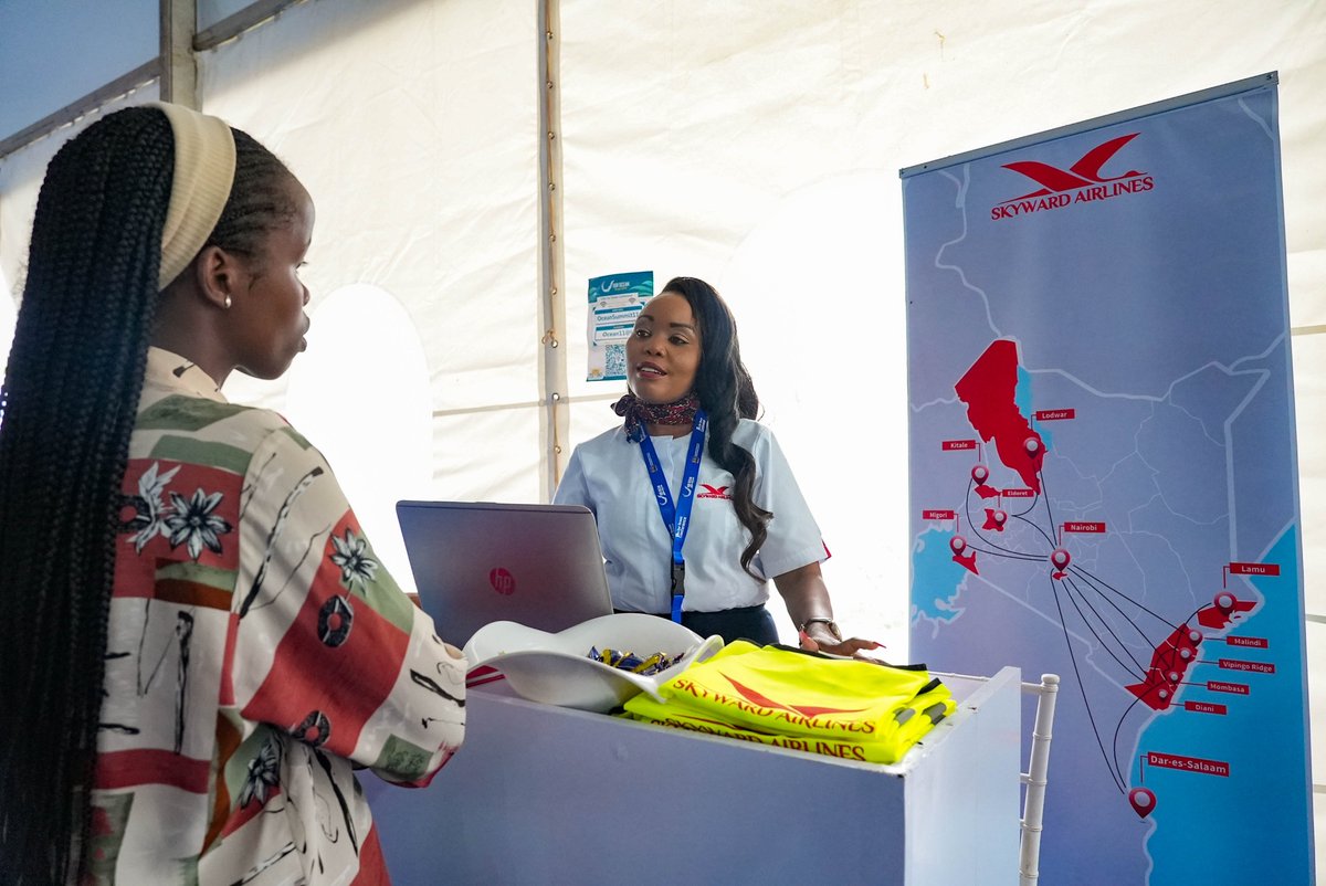 SkywardAirline's tweet photo. We're committed to enabling connectivity that supports sustainable development while helping unlock opportunities for coastal communities and future generations.
#OceanConference #BlueEconomy #Mombasa #SkywardAirlines #flyeasy https://t.co/gHZagIBJL3