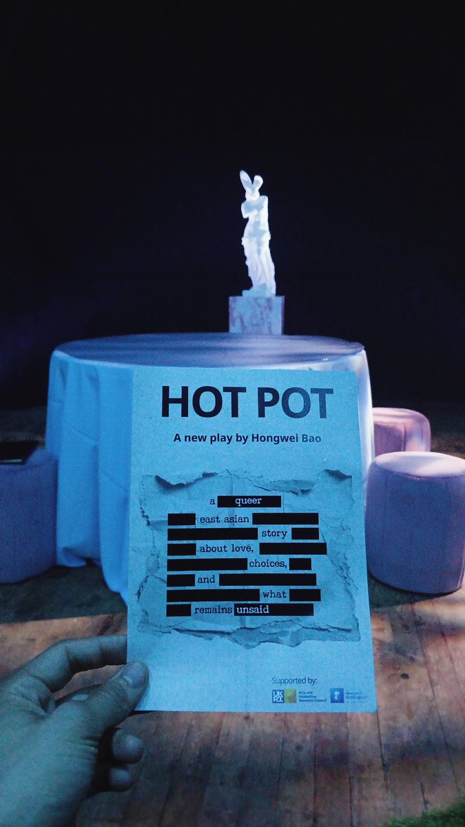 FirstNightMag's tweet photo. Last night, we returned to Playhouse East for the press night of 'Hot Pot'. Stay tuned for our upcoming review! https://t.co/dMf8L1AMTm